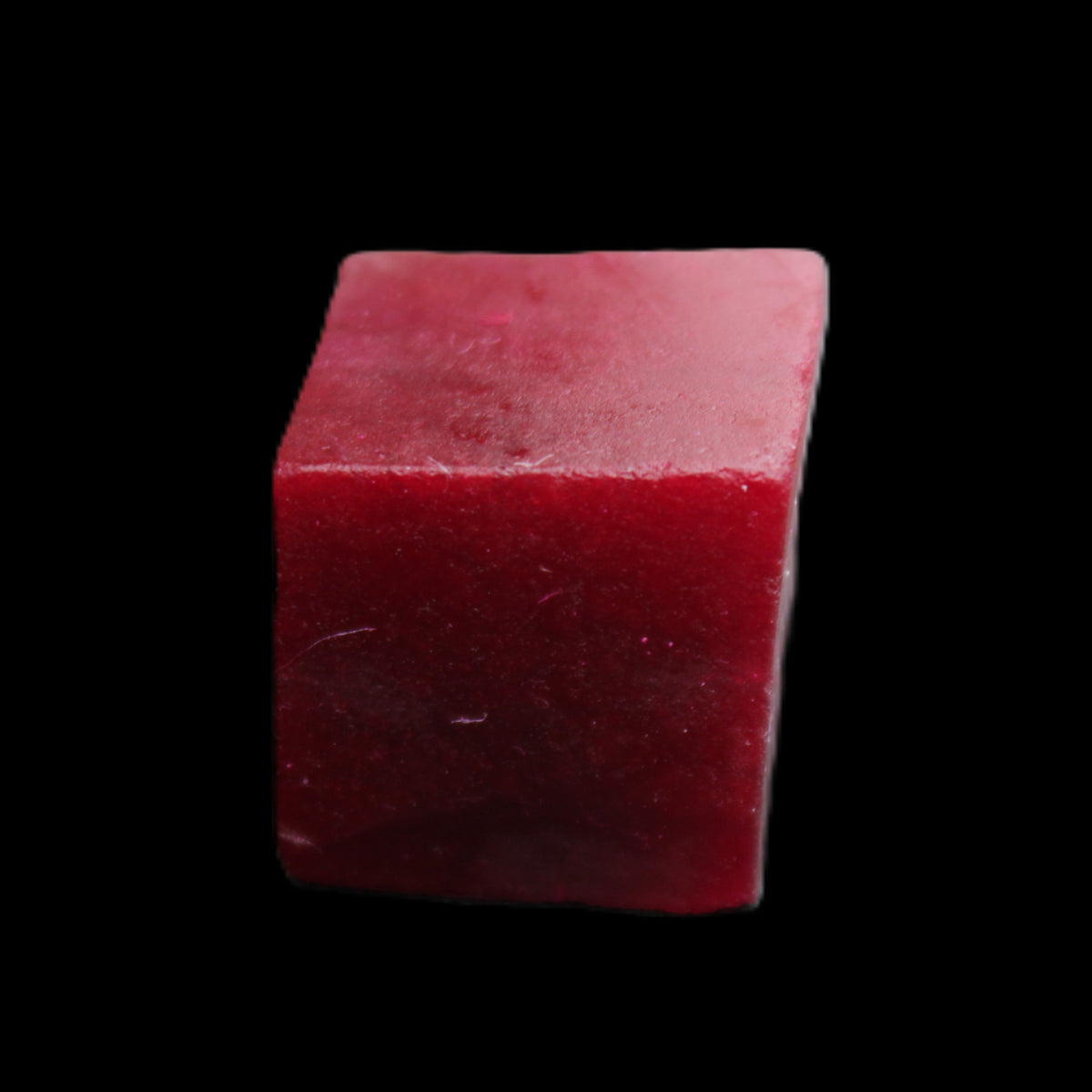 Ruby cube from Mynamar (dyed) 24*23mm 148ct 29.6g in sunlight - Rocks and Things Store