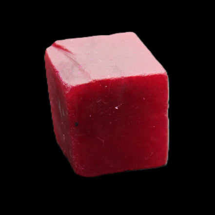 Ruby cube from Mynamar (dyed) 24*23mm 148ct 29.6g in sunlight - Rocks and Things Store