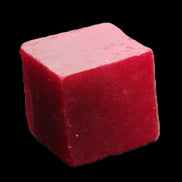 Ruby cube from Mynamar (dyed) 24*23mm 148ct 29.6g in sunlight - Rocks and Things Store