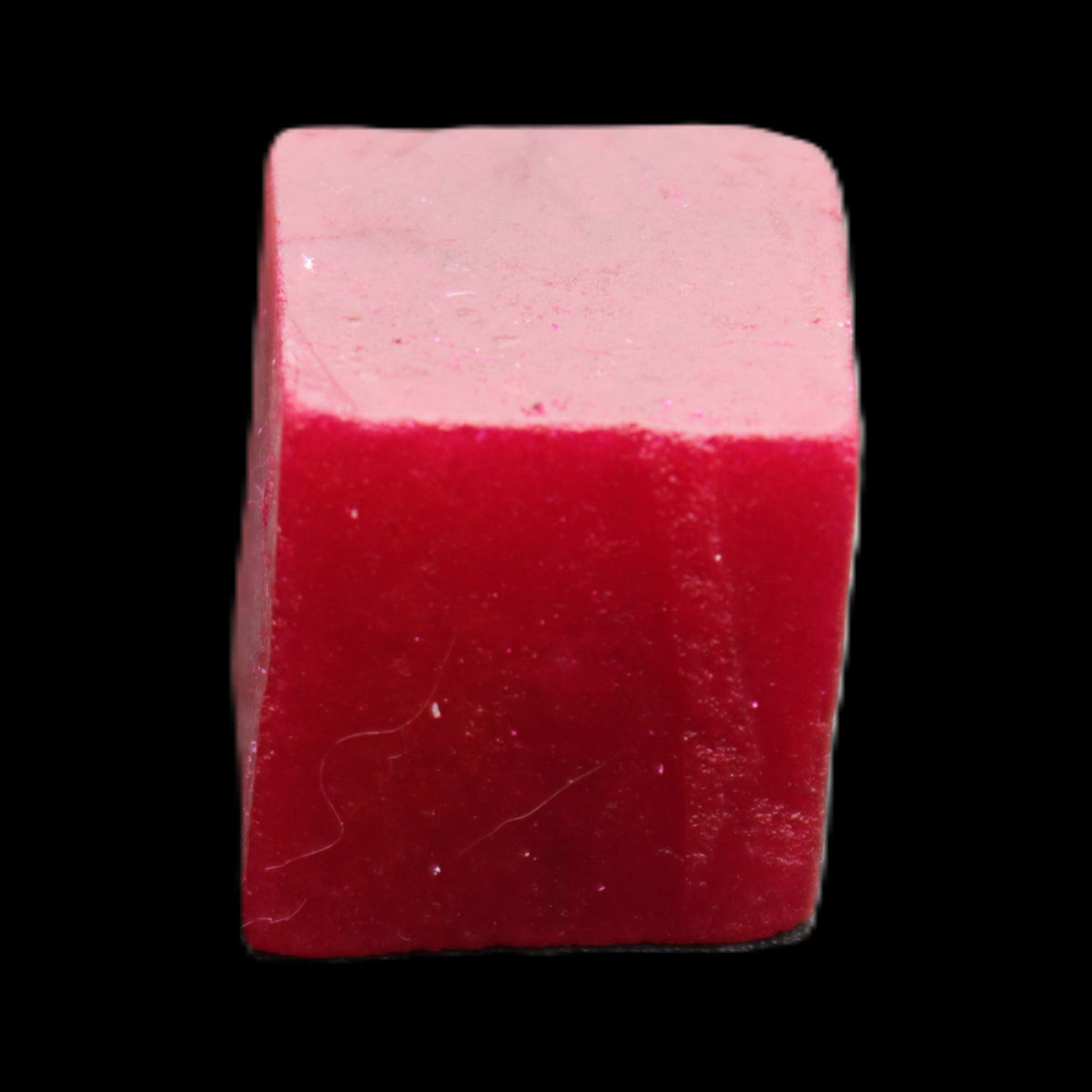 Ruby cube from Mynamar (dyed) 24*23mm 148ct 29.6g in sunlight - Rocks and Things Store