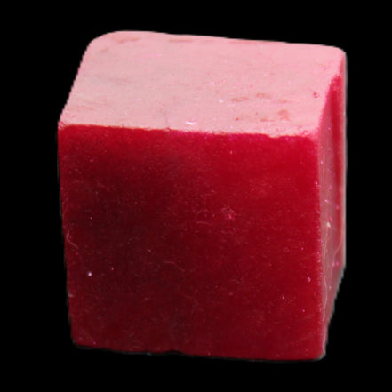 Ruby cube from Mynamar (dyed) 24*23mm 148ct 29.6g in sunlight - Rocks and Things Store
