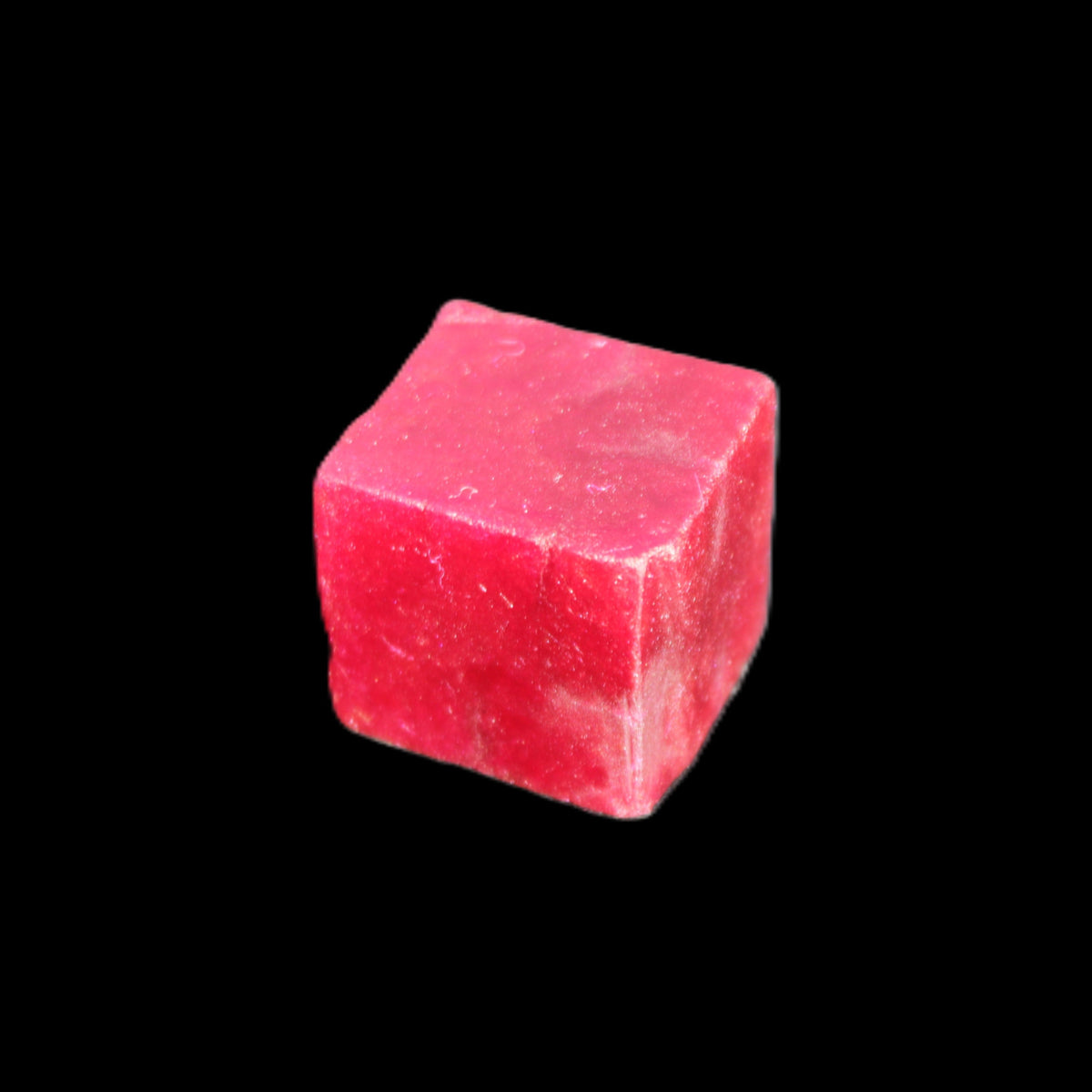 Ruby cube from Myanmar (dyed) 26*25mm 170ct 34g in sunlight - Rocks and Things Store