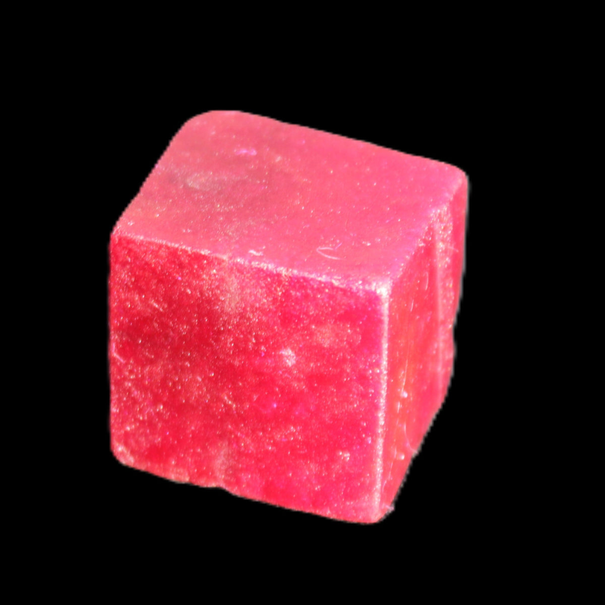 Ruby cube from Myanmar (dyed) 26*25mm 170ct 34g in sunlight - Rocks and Things Store