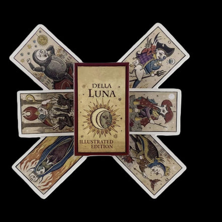 Moon Della Luna Tarot Deck in sunlight - Rocks and Things Store