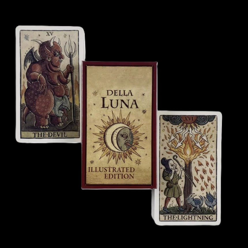 Moon Della Luna Tarot Deck in sunlight - Rocks and Things Store