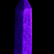Apatite wand 22*18*69m 54g in UV light - Rocks and Things Store