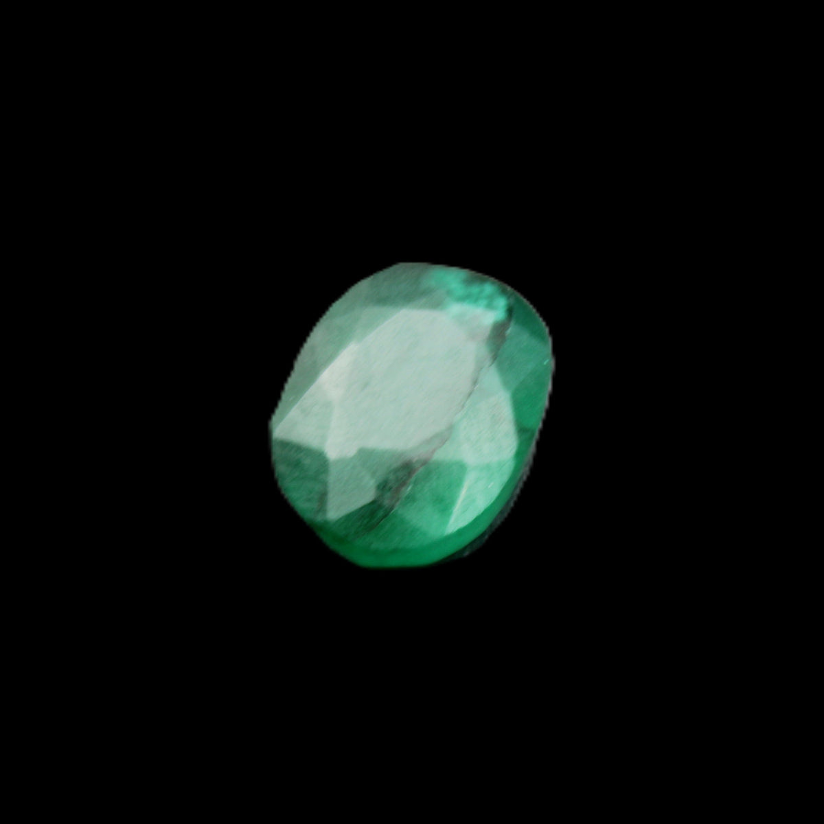 Green Emerald Oval cut from Columbia 7m 11ct 2g in sunlight - Rocks and Things Store