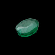 Green Emerald Oval cut from Columbia 7m 11ct 2g in sunlight - Rocks and Things Store