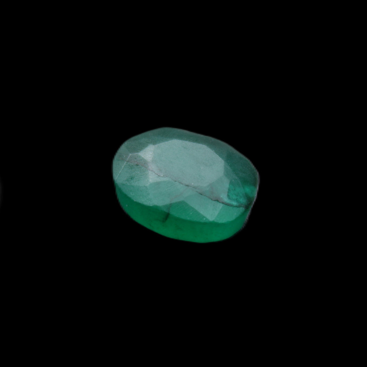 Green Emerald Oval cut from Columbia 7m 11ct 2g in sunlight - Rocks and Things Store