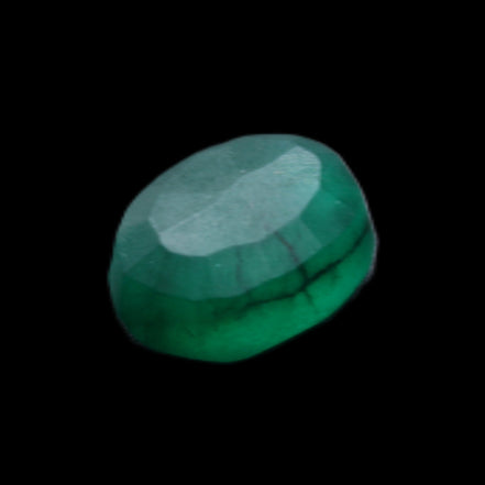 Green Emerald Oval cut from Columbia 7m 11ct 2g in sunlight - Rocks and Things Store