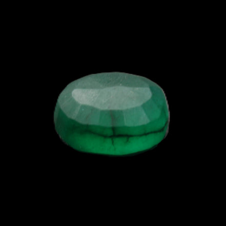 Green Emerald Oval cut from Columbia 7m 11ct 2g in sunlight - Rocks and Things Store
