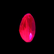 Red Ruby Pear cut from Mozambique 14*7*8mm 19.8ct 4g in UV light - Rocks and Things Store