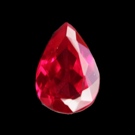 Red Ruby Pear cut from Mozambique 14*7*8mm 19.8ct 4g in sunlight - Rocks and Things Store
