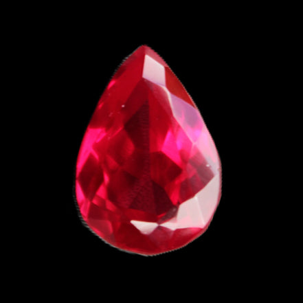 Red Ruby Pear cut from Mozambique 14*7*8mm 19.8ct 4g in sunlight - Rocks and Things Store