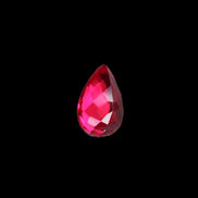 Red Ruby Pear cut from Mozambique 14*7*8mm 19.8ct 4g in sunlight - Rocks and Things Store