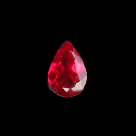 Red Ruby Pear cut from Mozambique 14*7*8mm 19.8ct 4g in sunlight - Rocks and Things Store