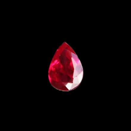 Red Ruby Pear cut from Mozambique 14*7*8mm 19.8ct 4g in sunlight - Rocks and Things Store