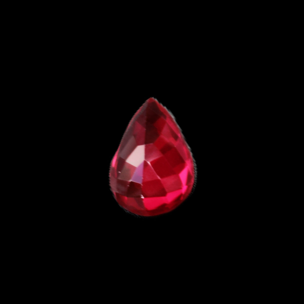 Red Ruby Pear cut from Mozambique 14*7*8mm 19.8ct 4g in sunlight - Rocks and Things Store