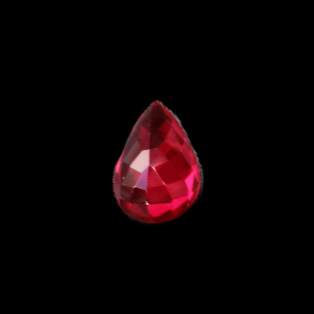 Red Ruby Pear cut from Mozambique 14*7*8mm 19.8ct 4g in sunlight - Rocks and Things Store