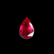 Red Ruby Pear cut from Mozambique 14*7*8mm 19.8ct 4g in sunlight - Rocks and Things Store