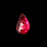Red Ruby Pear cut from Mozambique 14*7*8mm 19.8ct 4g in sunlight - Rocks and Things Store