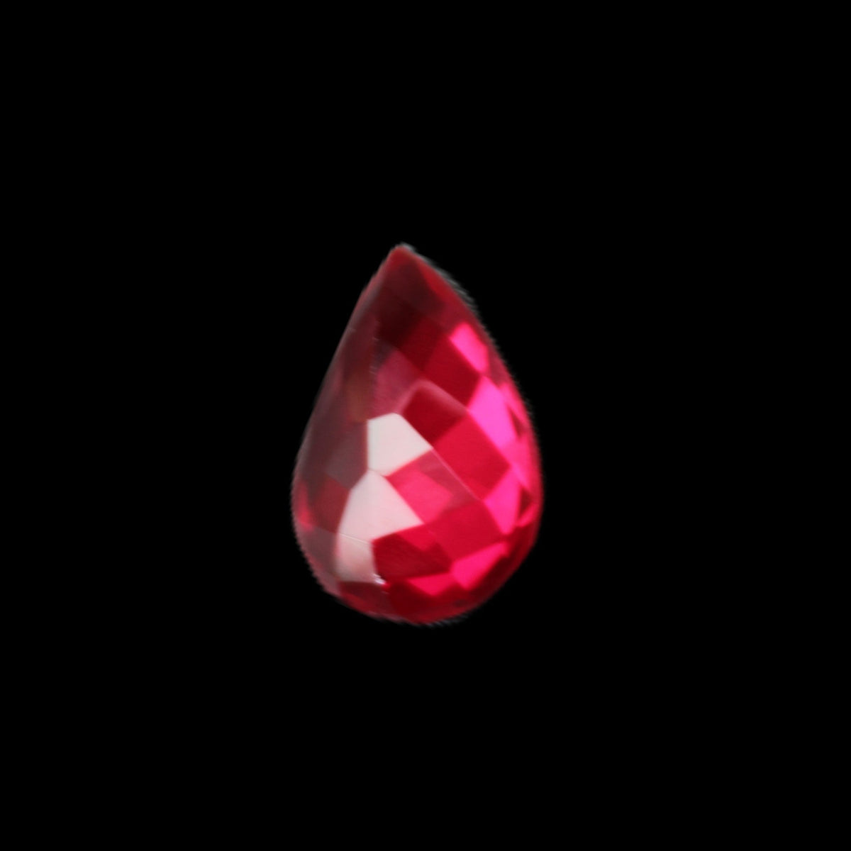 Red Ruby Pear cut from Mozambique 14*7*8mm 19.8ct 4g in sunlight - Rocks and Things Store
