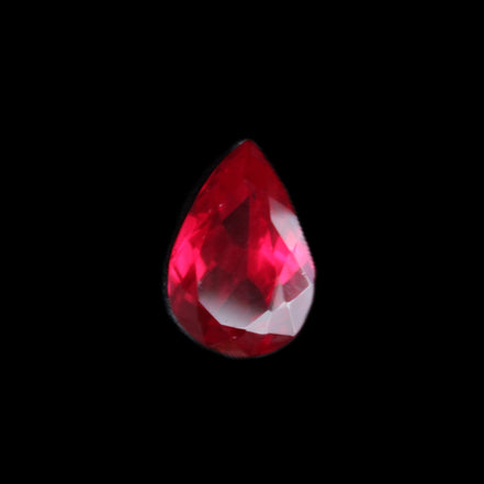 Red Ruby Pear cut from Mozambique 14*7*8mm 19.8ct 4g in sunlight - Rocks and Things Store