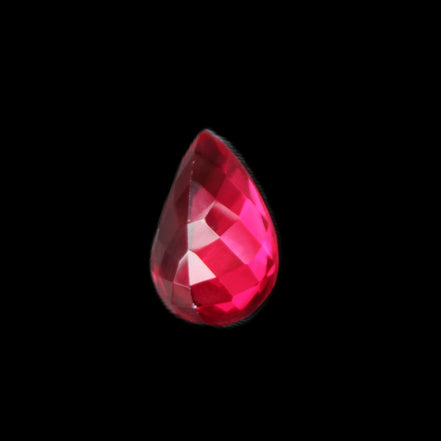 Red Ruby Pear cut from Mozambique 14*7*8mm 19.8ct 4g in sunlight - Rocks and Things Store