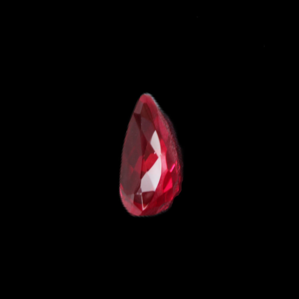 Red Ruby Pear cut from Mozambique 14*7*8mm 19.8ct 4g in sunlight - Rocks and Things Store