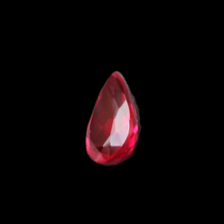 Red Ruby Pear cut from Mozambique 14*7*8mm 19.8ct 4g in sunlight - Rocks and Things Store
