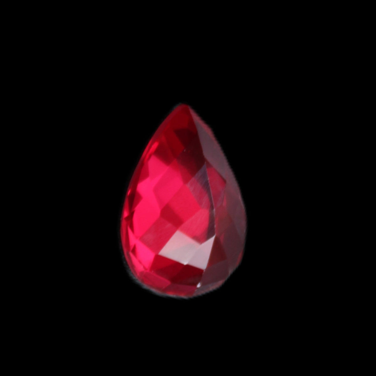Red Ruby Pear cut from Mozambique 14*7*8mm 19.8ct 4g in sunlight - Rocks and Things Store