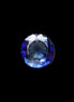 Blue Tanzanite round cut gemstone 11*8mm 7.95ct 1.8g in sunlight - Rocks and Things Store
