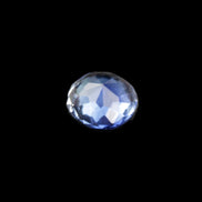 Blue Tanzanite round cut gemstone 11*8mm 7.95ct 1.8g in sunlight - Rocks and Things Store