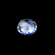 Blue Tanzanite round cut gemstone 11*8mm 7.95ct 1.8g in sunlight - Rocks and Things Store
