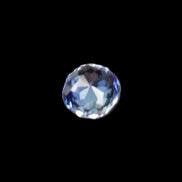 Blue Tanzanite round cut gemstone 11*8mm 7.95ct 1.8g in sunlight - Rocks and Things Store