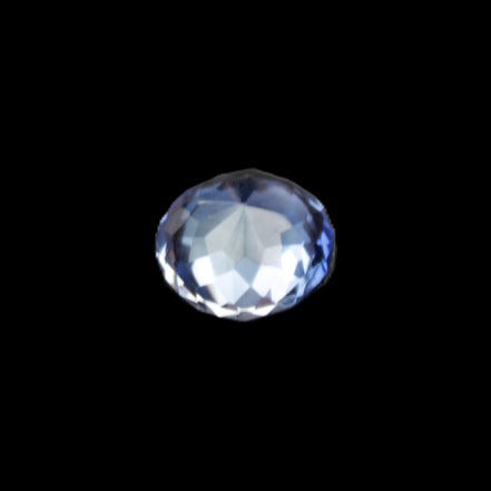 Blue Tanzanite round cut gemstone 11*8mm 7.95ct 1.8g in sunlight - Rocks and Things Store