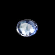 Blue Tanzanite round cut gemstone 11*8mm 7.95ct 1.8g in sunlight - Rocks and Things Store