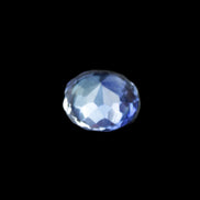 Blue Tanzanite round cut gemstone 11*8mm 7.95ct 1.8g in sunlight - Rocks and Things Store