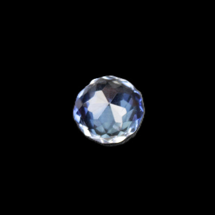 Blue Tanzanite round cut gemstone 11*8mm 7.95ct 1.8g in sunlight - Rocks and Things Store