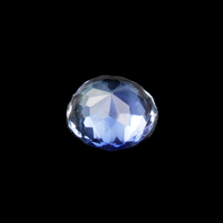 Blue Tanzanite round cut gemstone 11*8mm 7.95ct 1.8g in sunlight - Rocks and Things Store
