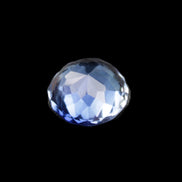 Blue Tanzanite round cut gemstone 11*8mm 7.95ct 1.8g in sunlight - Rocks and Things Store