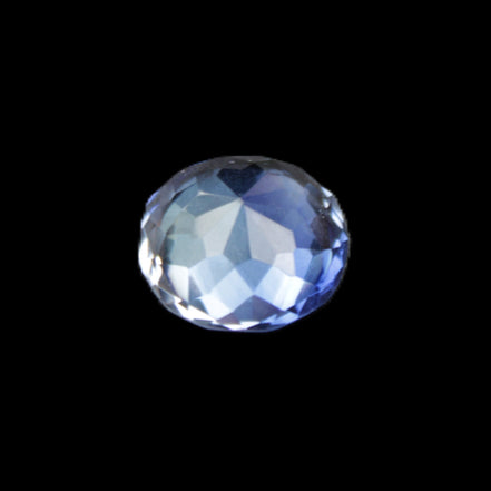 Blue Tanzanite round cut gemstone 11*8mm 7.95ct 1.8g in sunlight - Rocks and Things Store