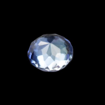 Blue Tanzanite round cut gemstone 11*8mm 7.95ct 1.8g in sunlight - Rocks and Things Store