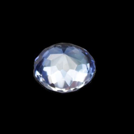 Blue Tanzanite round cut gemstone 11*8mm 7.95ct 1.8g in sunlight - Rocks and Things Store