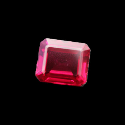 Red Ruby Princess cut from Mozambique 8mm 9ct 2g in sunlight - Rocks and Things Store