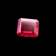 Red Ruby Princess cut from Mozambique 8mm 9ct 2g in sunlight - Rocks and Things Store