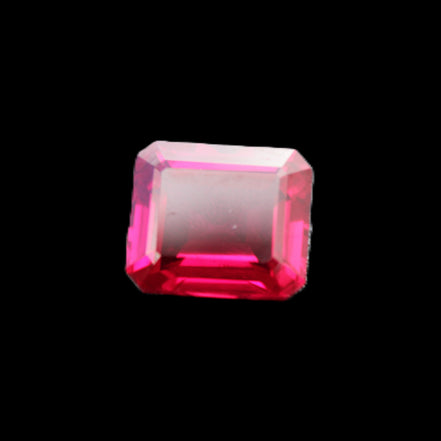 Red Ruby Princess cut from Mozambique 8mm 9ct 2g in sunlight - Rocks and Things Store