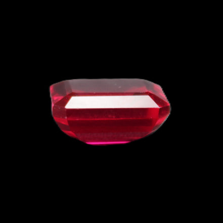 Red Ruby Princess cut from Mozambique 8mm 9ct 2g in sunlight - Rocks and Things Store