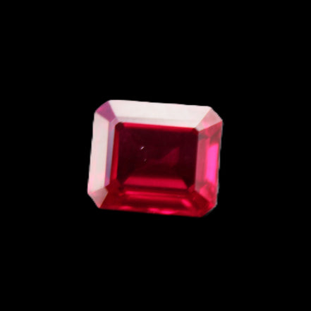 Red Ruby Princess cut from Mozambique 8mm 9ct 2g in sunlight - Rocks and Things Store