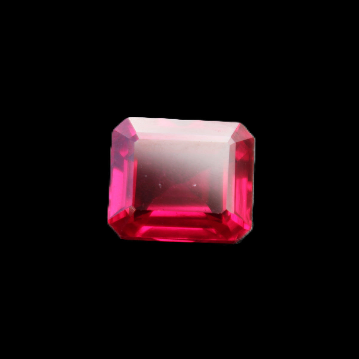 Red Ruby Princess cut from Mozambique 8mm 9ct 2g in sunlight - Rocks and Things Store